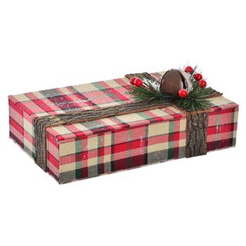 Figura Decorativa Dkd Home Decor Navidad Poliéster Madera (28 X 18 X 11 Cm)