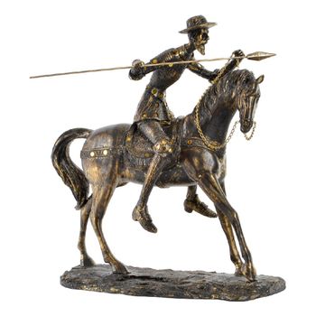 Figura Decorativa Dkd Home Decor Don Quijote Resina (36 X 19 X 39 Cm)