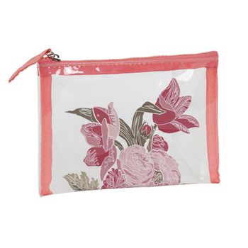 Neceser Dkd Home Decor Multicolor Pvc Floral Glam (17.5 X 2 X 12 Cm)