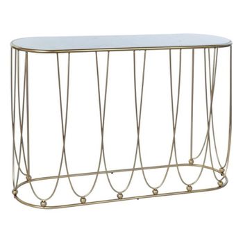 Consola Dkd Home Decor Metal Mármol (115 X 35 X 78 Cm)