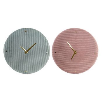 Reloj De Pared Dkd Home Decor Poliéster (2 Pcs) (40 X 5 X 40 Cm)