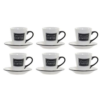 Juego De Tazas De Café Vivalto Metal Cristal (100 Ml) (3 Piezas) (7 X 7 X  27,7 Cm) con Ofertas en Carrefour