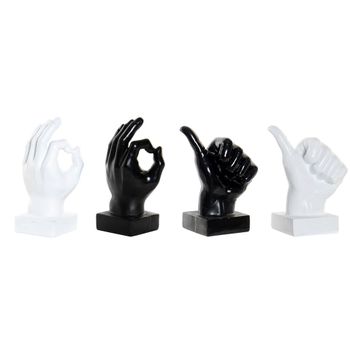 Figura Decorativa Dkd Home Decor Resina (14 X 9 X 21 Cm) (4 Pcs)