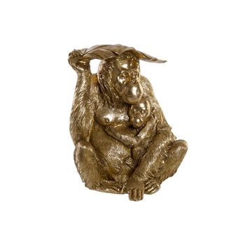 Figura Decorativa Dkd Home Decor Dorado Resina (39 X 39 X 50 Cm)