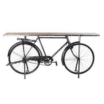 Consola Dkd Home Decor Madera Metal Bicicleta (193 X 50 X 90 Cm)