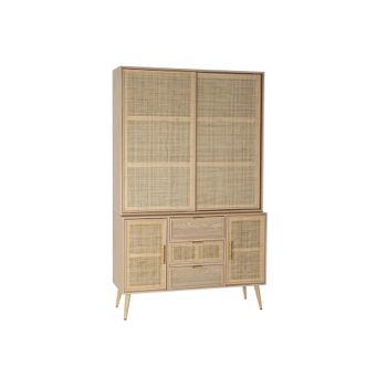 Vitrina Dkd Home Decor Madera De Paulonia Madera Mdf (120 X 38.5 X 196 Cm)