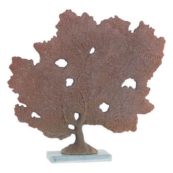 Figura Decorativa Dkd Home Decor Coral Resina Mármol (43 X 8 X 39 Cm)