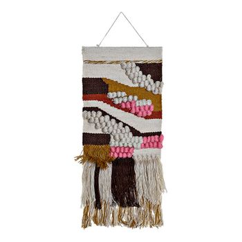 Decoración Colgante Dkd Home Decor Jute Algodón (45 X 2 X 115 Cm)