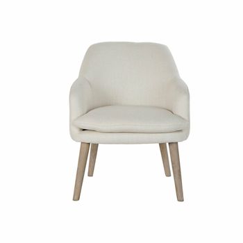 Silla Dkd Home Decor Madera Poliéster (61 X 68 X 78 Cm)