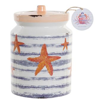 Bote Dkd Home Decor Dolomita Verano 2 L (15 X 15 X 22 Cm)