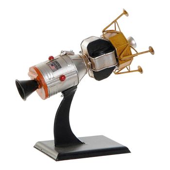 Figura Decorativa Dkd Home Decor Nave Espacial Satélite Metal (20 X 12 X 21 Cm)