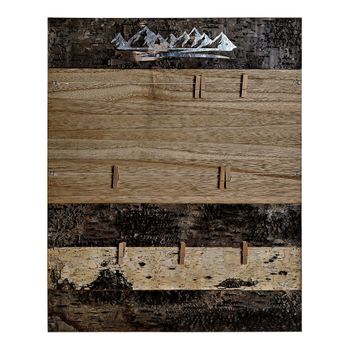 Portafotos Dkd Home Decor Madera Metal (40 X 2 X 50 Cm)