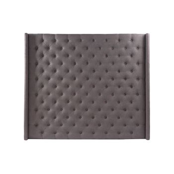 Cabecero De Cama Dkd Home Decor Gris Poliéster