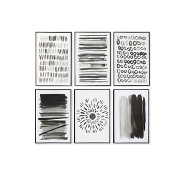 Cuadro Dkd Home Decor Abstracto (6 Pcs) (40 X 3 X 60 Cm)