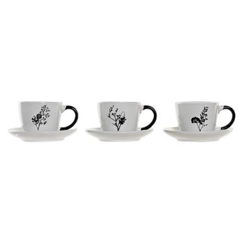 Juego De Tazas De Café Dkd Home Decor Blanco Gres (90 Ml) con Ofertas en  Carrefour