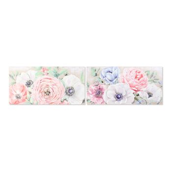 Cuadro Dkd Home Decor Florero (120 X 3 X 60 Cm) (2 Pcs)