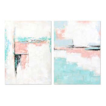 Cuadro Dkd Home Decor Abstracto Moderno (2 Unidades) (70 X 3 X 100 Cm)