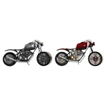 Reloj De Mesa Dkd Home Decor Motocicleta Hierro (2 Pcs) (44 X 13.5 X 23 Cm)