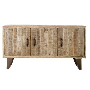 Aparador Dkd Home Decor Metal Madera De Mango (140 X 43 X 75 Cm)