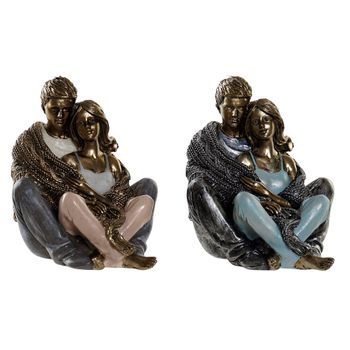 Figura Decorativa Dkd Home Decor Resina (12 X 10.5 X 12 Cm) (2 Pcs)