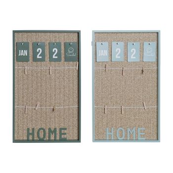 Organizador Dkd Home Decor Pp (polipropileno) Madera Mdf (2 Pcs) (30 X 3 X 50 Cm)