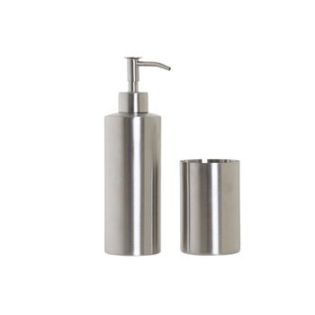 Set De Baño Dkd Home Decor Acero (2 Pcs)