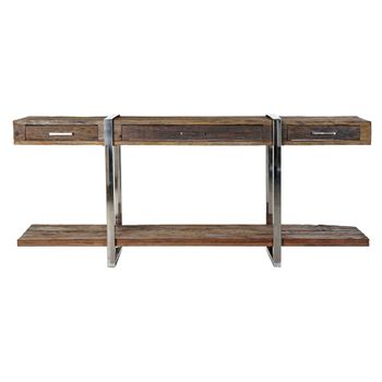 Consola Dkd Home Decor Madera Acero (180 X 44 X 75 Cm)