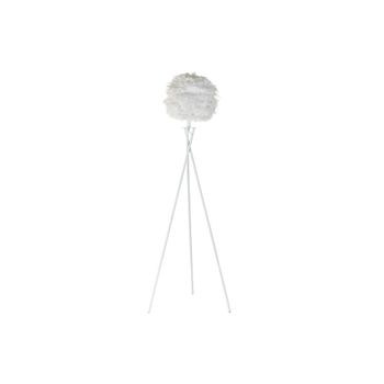 Lámpara De Pie Dkd Home Decor Metal Blanco Pluma (40 X 40 X 150 Cm)