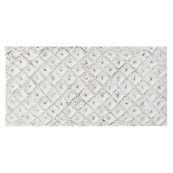 Cabecero De Cama Dkd Home Decor Blanco Madera Mdf (162 X 4 X 81 Cm)