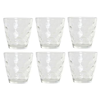 Set De Vasos Dkd Home Decor Cristal (400 Ml) (6 Pcs)