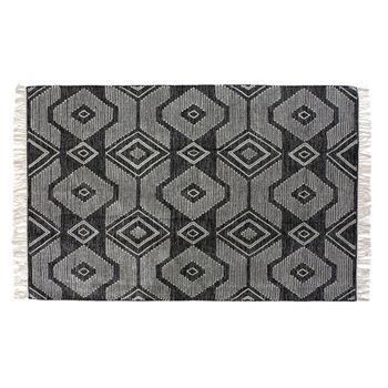 Alfombra Dkd Home Decor Blanco Negro Algodón (160 X 230 X 1 Cm)