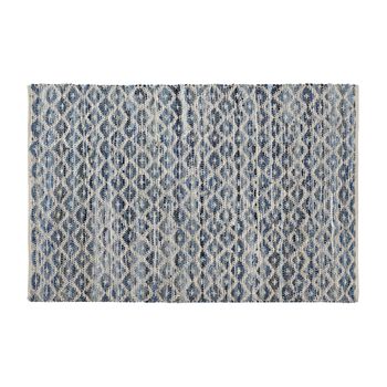 Alfombra Dkd Home Decor Azul Blanco (120 X 180 X 1 Cm)