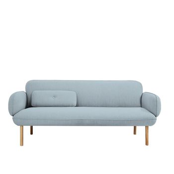 Sofá Dkd Home Decor Metal Poliéster Azul Cielo (200 X 85 X 80 Cm)