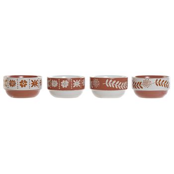 Bol Dkd Home Decor Gres (12 X 12 X 6.5 Cm) (4 Pcs) (460 Ml)