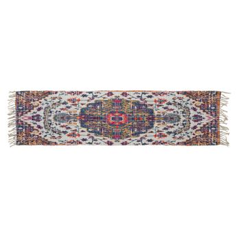 Alfombra Dkd Home Decor Algodón Multicolor Chenille (60 X 240 X 1 Cm)