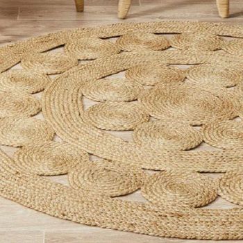 Alfombra Dkd Home Decor Tropical Jute (200 X 200 X 200 Cm)