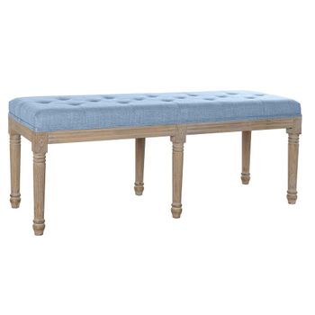 Banqueta Dkd Home Decor Azul (122 X 41 X 46 Cm)