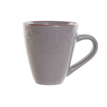 Taza Mug Dkd Home Decor Gris Marrón Gres (340 Ml)