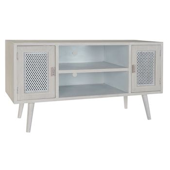 Mueble De Tv Dkd Home Decor Blanco Madera Mdf (110 X 61 X 41 Cm)