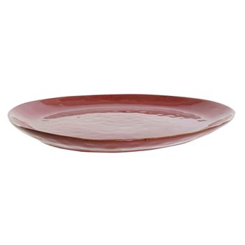 Bandeja Dkd Home Decor Terracota Gres (37 X 30.4 X 3.4 Cm)