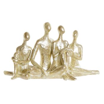 Figura Decorativa Dkd Home Decor Dorado Resina Moderno Familia (21 X 8 X 12 Cm)