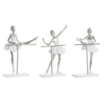 Figura Decorativa Dkd Home Decor Aluminio Resina (19,5 X 10,5 X 26,5 Cm) (3 Unidades)