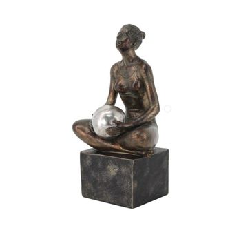 Figura Decorativa Dkd Home Decor Cobre Resina (14 X 11.5 X 25.5 Cm)