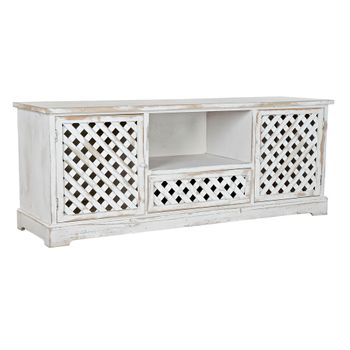 Mueble De Tv Dkd Home Decor Blanco Abeto (140 X 54 X 40 Cm)