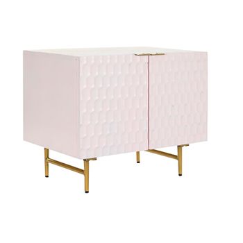 Aparador Dkd Home Decor Rosa Dorado Metal Madera De Mango (63 X 43 X 52 Cm)