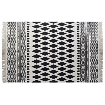 Alfombra Dkd Home Decor Negro Blanco (160 X 250 X 0,7 Cm)