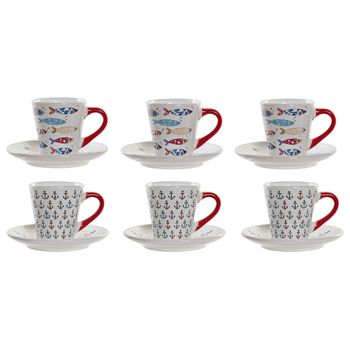 Taza con Filtro para Infusiones Versa Alfama Porcelana Gres (8 x 10 x 8 cm)