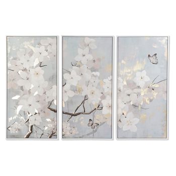 Juego De 3 Cuadros Dkd Home Decor Árbol Oriental (150 X 4 X 100 Cm) (3 Pcs)