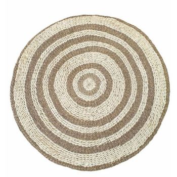 Alfombra Dkd Home Decor Beige Marrón (150 X 1 X 150 Cm)