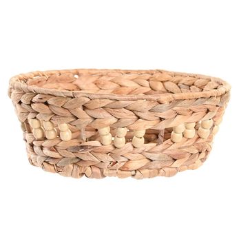 Vaciabolsillos Dkd Home Decor Tropical Fibra Natural (24 X 24 X 9 Cm)